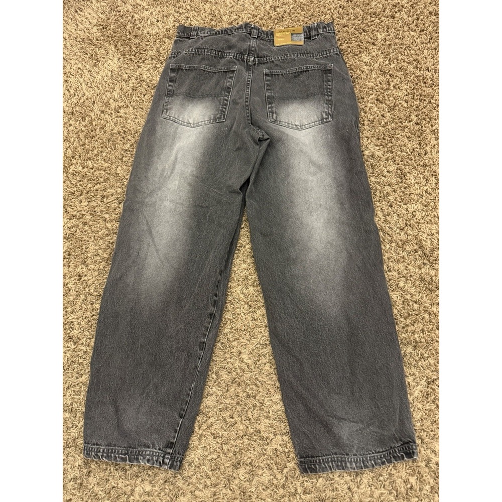 Vtg Y2K Evolution In Design Baggy Jeans Grunge Skate Hip Hop Mens 36x34